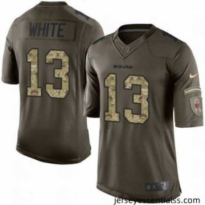 Nike Bears #13 Kevin White Green Stitched NFL Limited Salute to Service Jersey