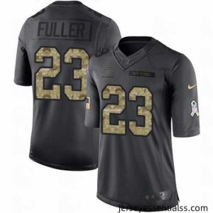 Nike Bears #23 Kyle Fuller Black Mens Stitched NFL Limited 2016 Salute to Service Jersey