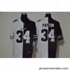 Nike Bears 34 Walter Payton Black And White Split Vapor Untouchable Limited Jersey