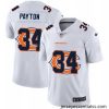 Nike Bears 34 Walter Payton White Shadow Logo Limited Jersey