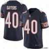 Nike Bears #40 Gale Sayers Navy Blue Mens Stitched NFL Limited Rush Jersey