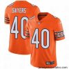 Nike Bears #40 Gale Sayers Orange Mens Stitched NFL Limited Rush Jersey