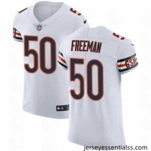 Nike Bears #50 Jerrell Freeman White Mens Stitched NFL Vapor Untouchable Elite Jersey