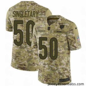 Nike Bears #50 Mike Singletary Camo Mens Stitched NFL Limited 2018 Salute To Service Jersey