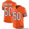 Nike Bears #50 Mike Singletary Orange Mens Stitched NFL Limited Rush Jersey