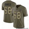 Nike Bears #68 James Daniels Olive Camo Mens Stitched NFL Limited 2017 Salute To Service Jersey