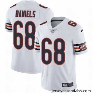 Nike Bears 68 James Daniels White Color Rush Limited Jersey