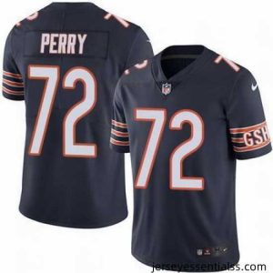 Nike Bears #72 William Perry Navy Blue Team Color Mens Stitched NFL Vapor Untouchable Limited Jersey