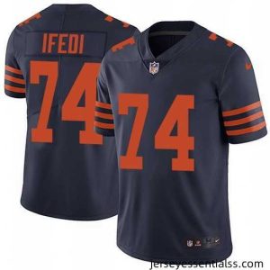 Nike Bears 74 Germain Ifedi Navy Blue Alternate Stitched NFL Vapor Untouchable Limited Jersey