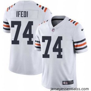 Nike Bears 74 Germain Ifedi White 2019 Alternate Classic Stitched NFL Vapor Untouchable Limited Jersey