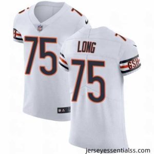 Nike Bears #75 Kyle Long White Mens Stitched NFL Vapor Untouchable Elite Jersey