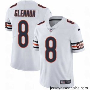 Nike Bears #8 Mike Glennon White Stitched NFL Vapor Untouchable Limited Jersey