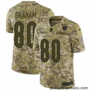 Nike Bears 80 Jimmy Graham Camo Stitched NFL Limited 2018 Salute To Service Jersey