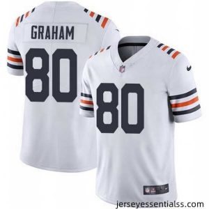 Nike Bears 80 Jimmy Graham White 2019 Alternate Classic Stitched NFL Vapor Untouchable Limited Jersey