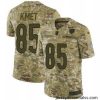 Nike Bears 85 Cole Kmet Camo Stitched NFL Limited 2018 Salute To Service Jersey