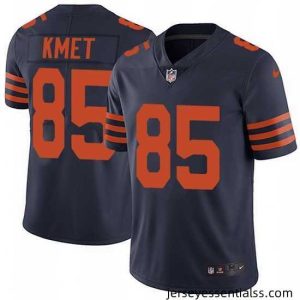 Nike Bears 85 Cole Kmet Navy Blue Alternate Stitched NFL Vapor Untouchable Limited Jersey