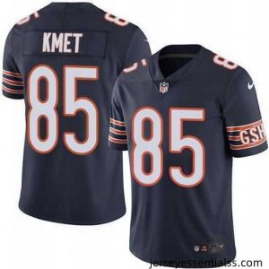 Nike Bears 85 Cole Kmet Navy Blue Team Color Stitched NFL Vapor Untouchable Limited Jersey