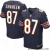 Nike Bears #87 Adam Shaheen Navy Blue Team Color Mens Stitched NFL Elite Jersey