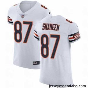 Nike Bears #87 Adam Shaheen White Mens Stitched NFL Vapor Untouchable Elite Jersey