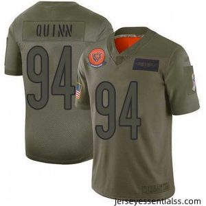 Nike Bears 94 Robert Quinn Camo Stitched NFL Limited 2019 Salute To Service Jersey
