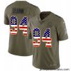 Nike Bears 94 Robert Quinn Olive USA Flag Stitched NFL Limited 2017 Salute To Service Jersey
