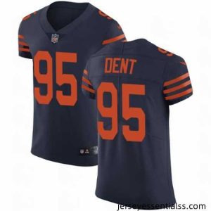 Nike Bears #95 Richard Dent Navy Blue Alternate Mens Stitched NFL Vapor Untouchable Elite Jersey