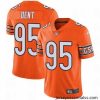 Nike Bears #95 Richard Dent Orange Mens Stitched NFL Limited Rush Jersey