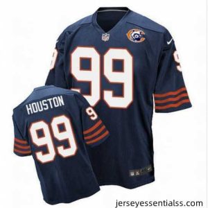 Nike Bears #99 Lamarr Houston Navy Blue Throwback Mens Stitched NFL Elite Jersey