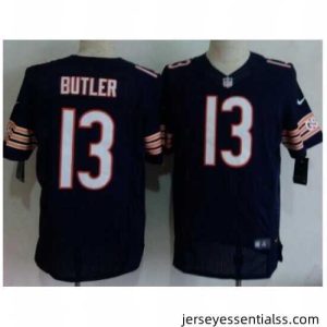 Nike Chicago Bears 13 Brice Butler Blue Elite NFL Jersey