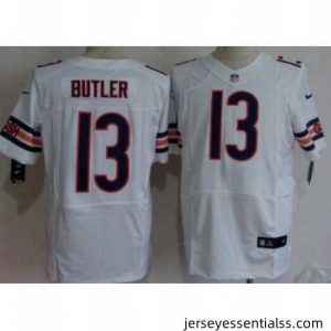 Nike Chicago Bears 13 Brice Butler White Elite NFL Jersey