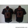 Nike Chicago Bears 13 Johnny Knox Black Elite Lights Out NFL Jersey