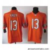 Nike Chicago Bears 13 Johnny Knox Orange Limited NFL Jersey