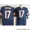 Nike Chicago Bears 17 Alshon Jeffery Blue Elite Signed NFL Jersey