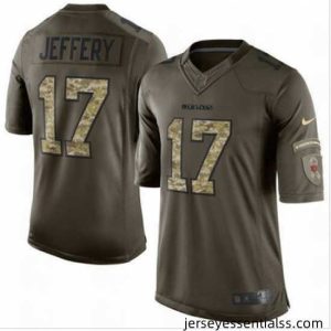 Nike Chicago Bears #17 Alshon Jeffery Green 27s Stitched NFL Limited Salute to Service Jersey