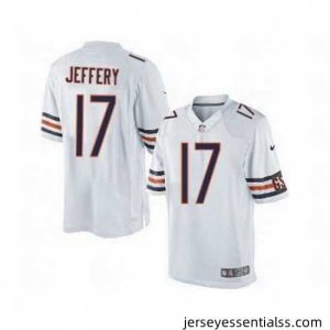 Nike Chicago Bears 17 Alshon Jeffery White Limited NFL Jersey