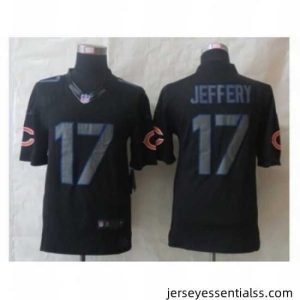Nike Chicago Bears 17 Alshon Jeffery black Limited Impact NFL Jersey