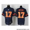Nike Chicago Bears 17 Alshon Jeffery blue Elite number orange NFL Jersey