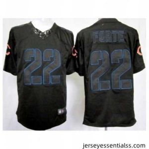 Nike Chicago Bears 22 Matt Forte Black Limited Impact NFL Jersey