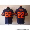 Nike Chicago Bears 22 Matt Forte Blue Elite Orange Number NFL Jersey