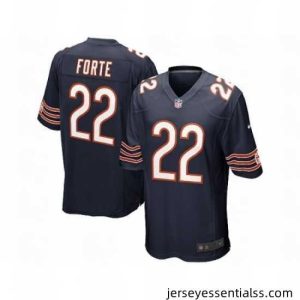 Nike Chicago Bears 22 Matt Forte Game blue NFL Jersey