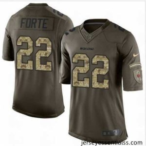 Nike Chicago Bears #22 Matt Forte Green 27s Stitched NFL Limited Salute to Service Jersey