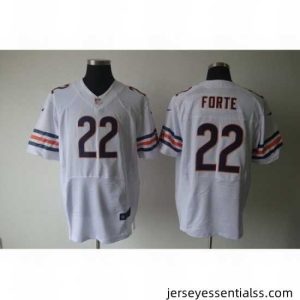 Nike Chicago Bears 22 Matt Forte White Elite NFL Jersey
