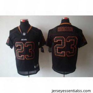 Nike Chicago Bears 23 Devin Hester Black Elite Lights Out NFL Jersey