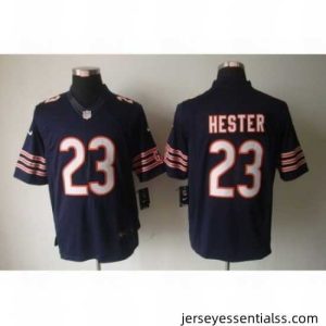 Nike Chicago Bears 23 Devin Hester Blue Limited NFL Jersey