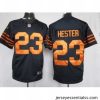 Nike Chicago Bears 23 Devin Hester Blue Limited Orange Number NFL Jersey