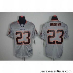 Nike Chicago Bears 23 Devin Hester Grey Elite Lights Out NFL Jersey