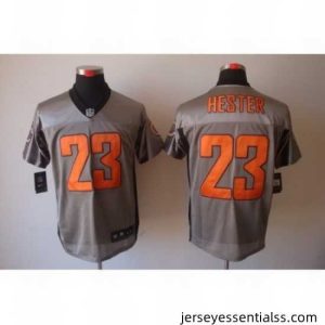 Nike Chicago Bears 23 Devin Hester Grey Elite Shadow NFL Jersey