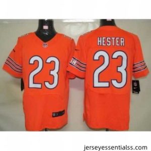 Nike Chicago Bears 23 Devin Hester Orange Elite NFL Jersey
