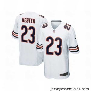 Nike Chicago Bears 23 Devin Hester White Game NFL Jersey