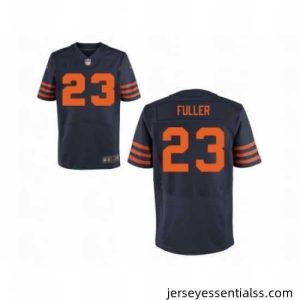 Nike Chicago Bears 23 Kyle Fuller blue Elite number orange NFL Jersey